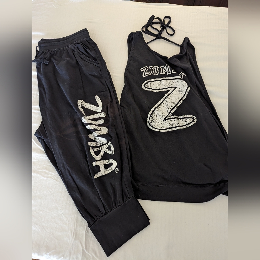 2 Piece Zumba Wear. Crop Pants & Shirt